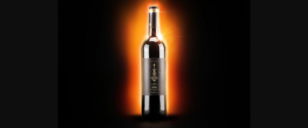 Red Wine Bottle Mockup Poster 9