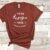 Rust Bella Canvas 3001 T Shirt Mockup
