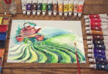 Sketchbook Paint Scene Poster 1