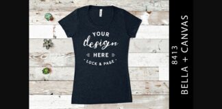Solid Navy Triblend Bella Canvas 8413 Poster 1