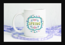 Spring Easter Coffee Mug Mockup Spring Easter Coffee Mug Mockup Poster 1