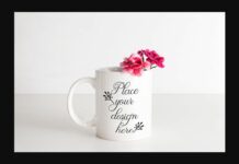 Sublimation White Coffee Mug Mockup Poster 1