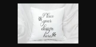 Sublimation Pillow Cushion Mockup Poster 1