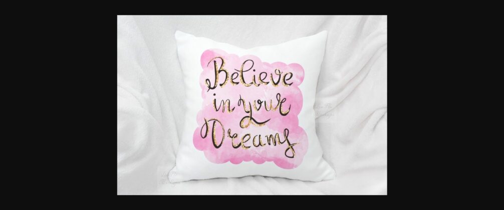 Sublimation Pillow Cushion Mockup Poster 7