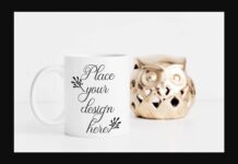 Sublimation White Coffee Mug Mockup Poster 1