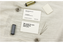 Tailor/Fashion Business Card Mockup Poster 1