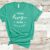 Teal Bella Canvas 3001 T Shirt Mockup