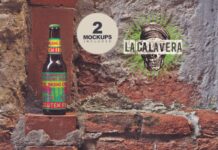 Venetian Wall Duo | Beer Mockups Poster 1