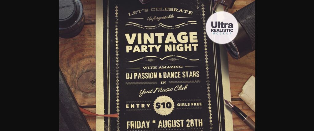 Vintage Photography Studio Scene Poster 5
