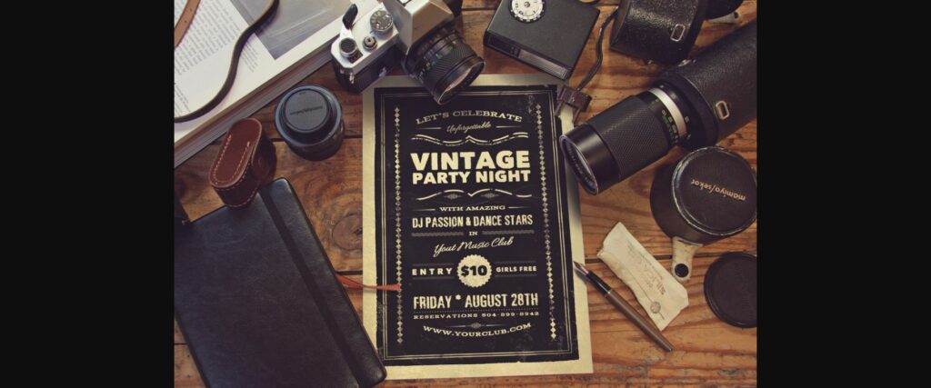 Vintage Photography Studio Scene Poster 3