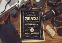 Vintage Photography Studio Scene Poster 1