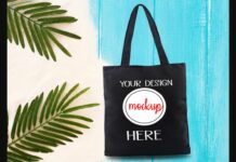 White Bag Mockup,tote Bag Mockup Canvas Poster 1