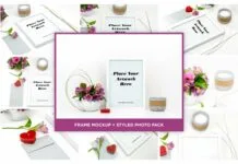 White Picture Frame Mockup Poster 1