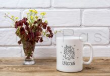 White Coffee Mug Mockup Poster 1