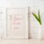 White Frame Mockup with Tender Pink Tulip