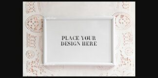 White Horizontal Frame Mockup Poster 1