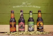 Wood Wall 4 in 1 | Beer Mockup Wood Wall 4 in 1 | Beer Mockup Poster 1