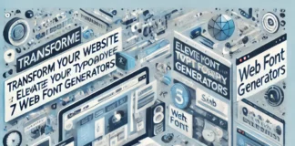 Transform Your Website Elevate Your Typography with 7 Best Web Font Generators