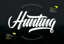 Hunting Font