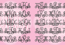 Lace Monograms