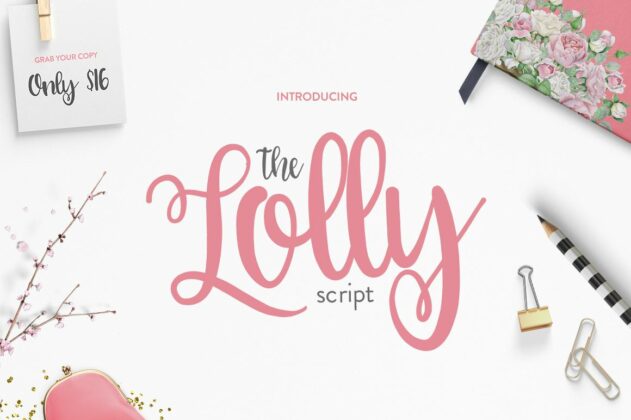 A Lolly Script Poster 2