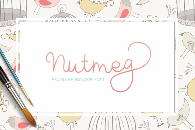 A Nutmeg Script Poster 3