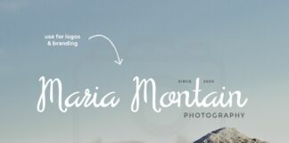 A Serendipity Font Poster 1