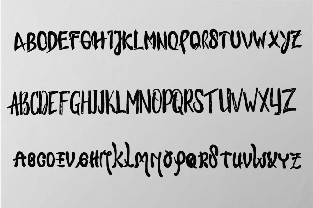 Adellicia Trio Font Script Poster 4