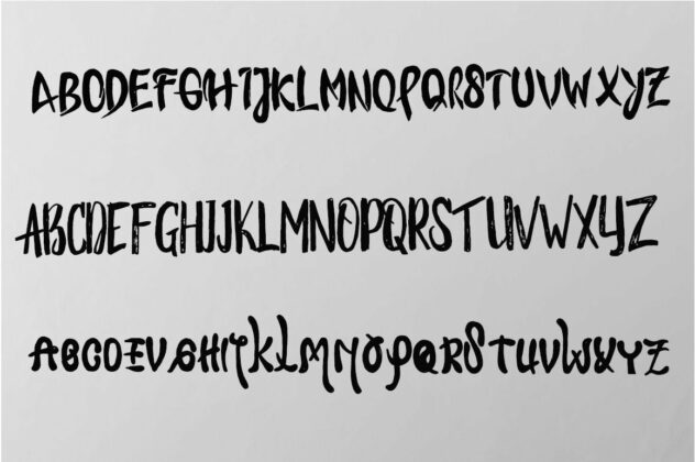 Adellicia Trio Font Script Poster 4