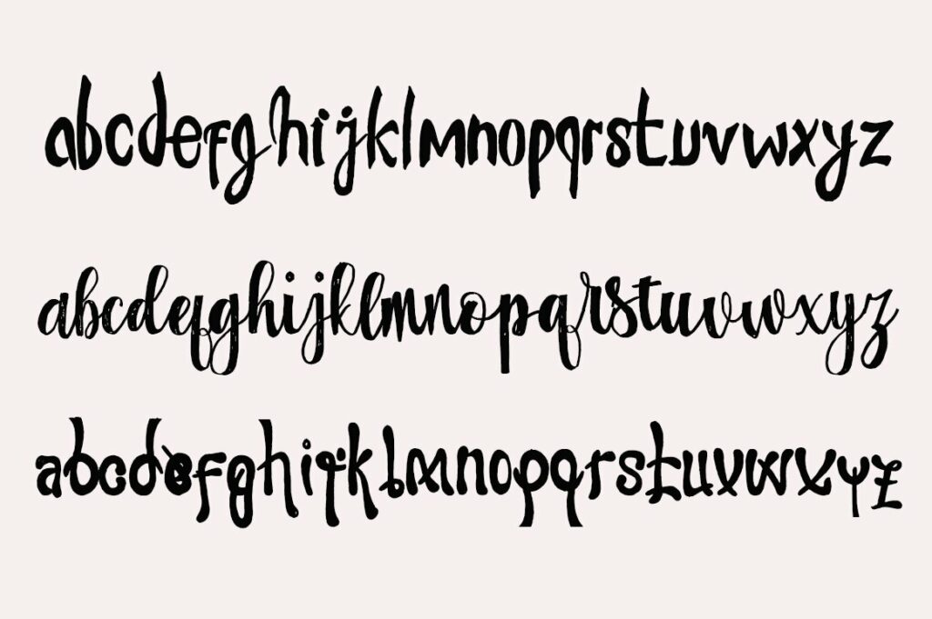 Adellicia Trio Font Script Poster 7