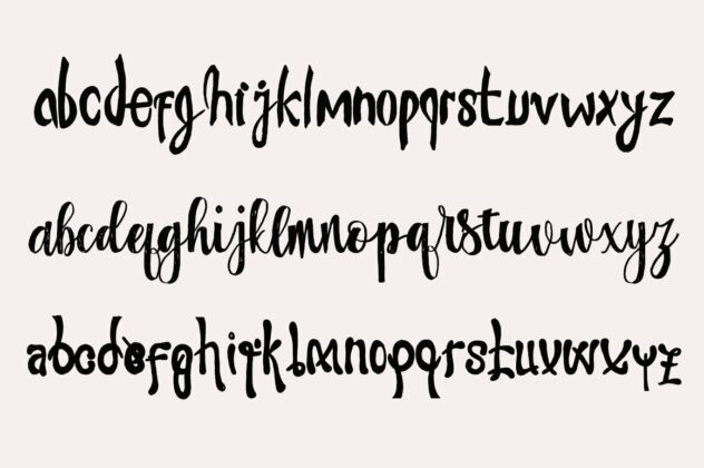 Adellicia Trio Font Script Poster 7