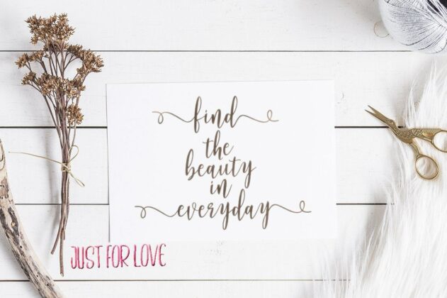 Adheana Font Duo Poster 2