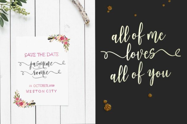 Adheana Font Duo Poster 3