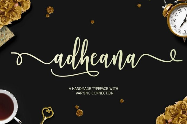 Adheana Font Duo Poster 4