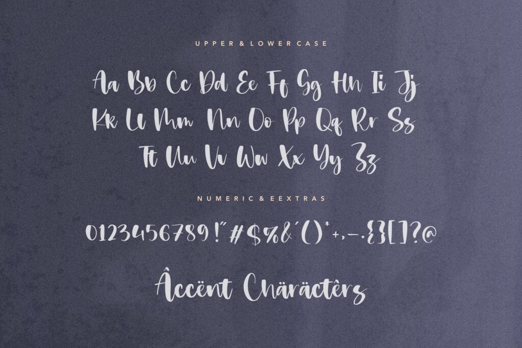 Adorable Modern Handwritten Font Poster 3