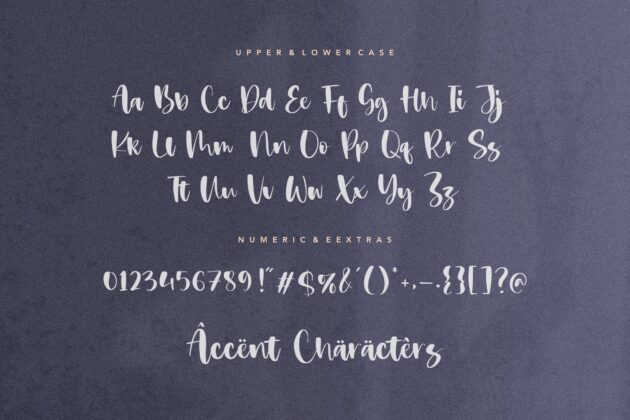 Adorable Modern Handwritten Font Poster 3