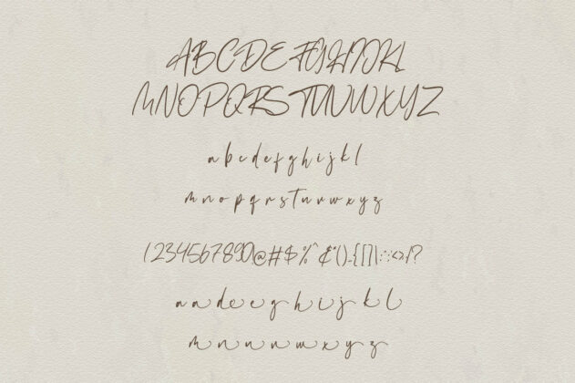 Adriatne Brush Font Poster 3