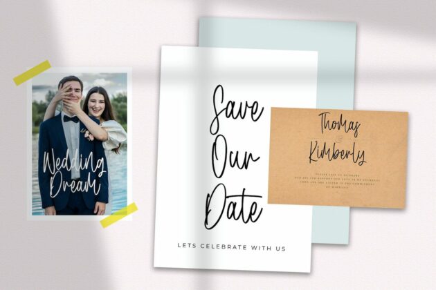Aerilay - Handwritten Font Poster 3
