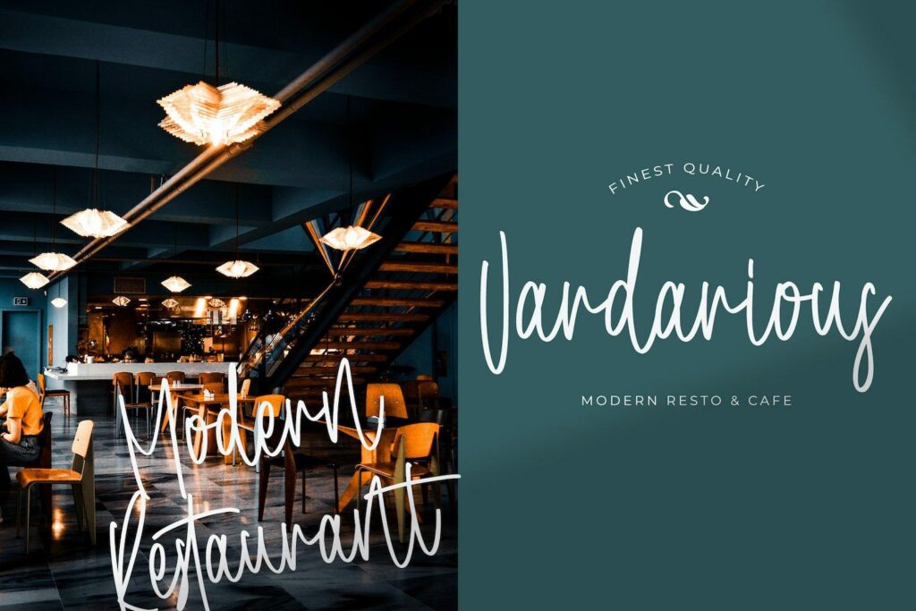 Aerilay - Handwritten Font Poster 7