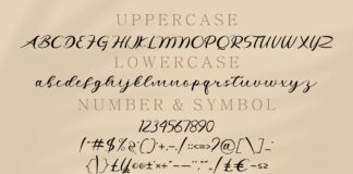 Agatha Handwritten Font Poster 1