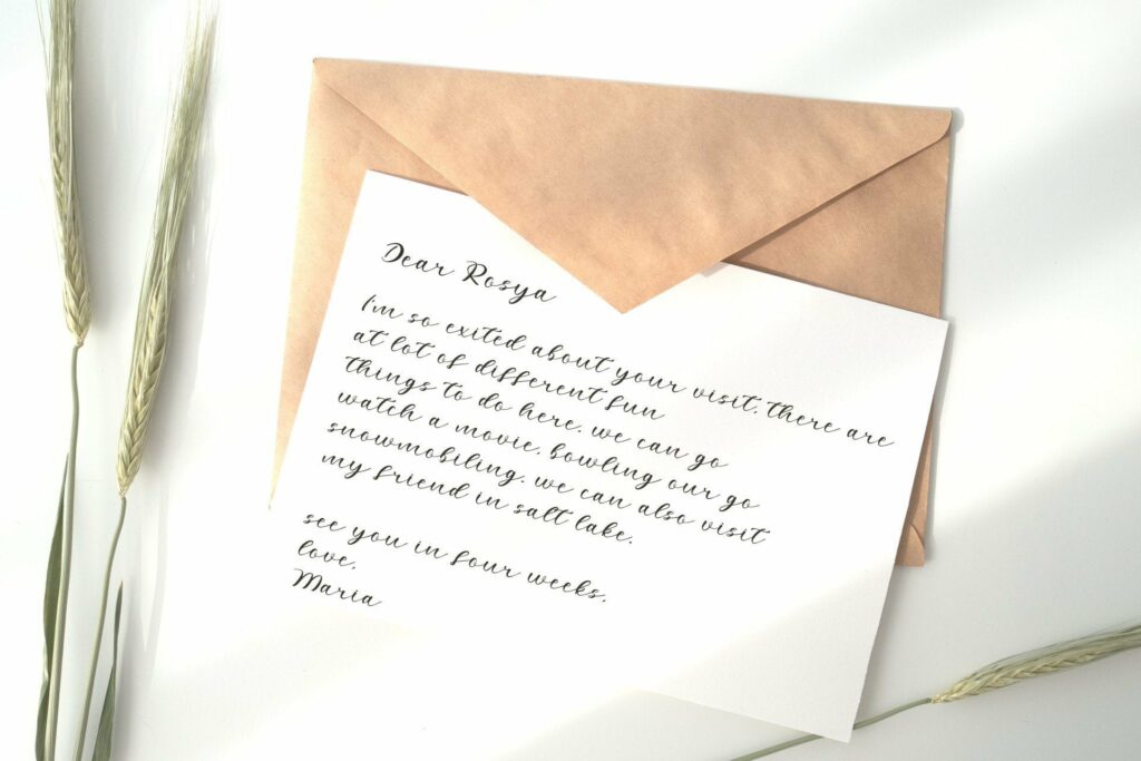 Agatha Handwritten Font Poster 4