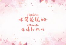 Agil Script - Handwritten Font Poster 1