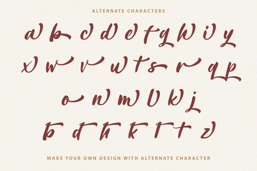Ahmad Sutomi - Handwritten Font Poster 5