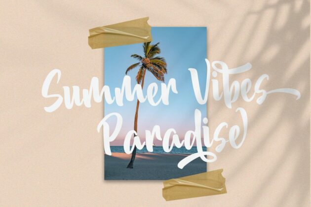 Akidan Hatory - Bold Script Font Poster 6