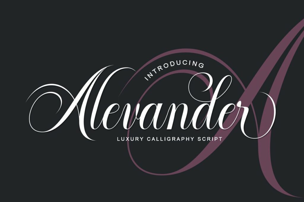 Alevander Script Poster 6