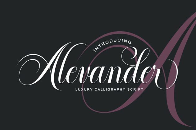 Alevander Script Poster 6