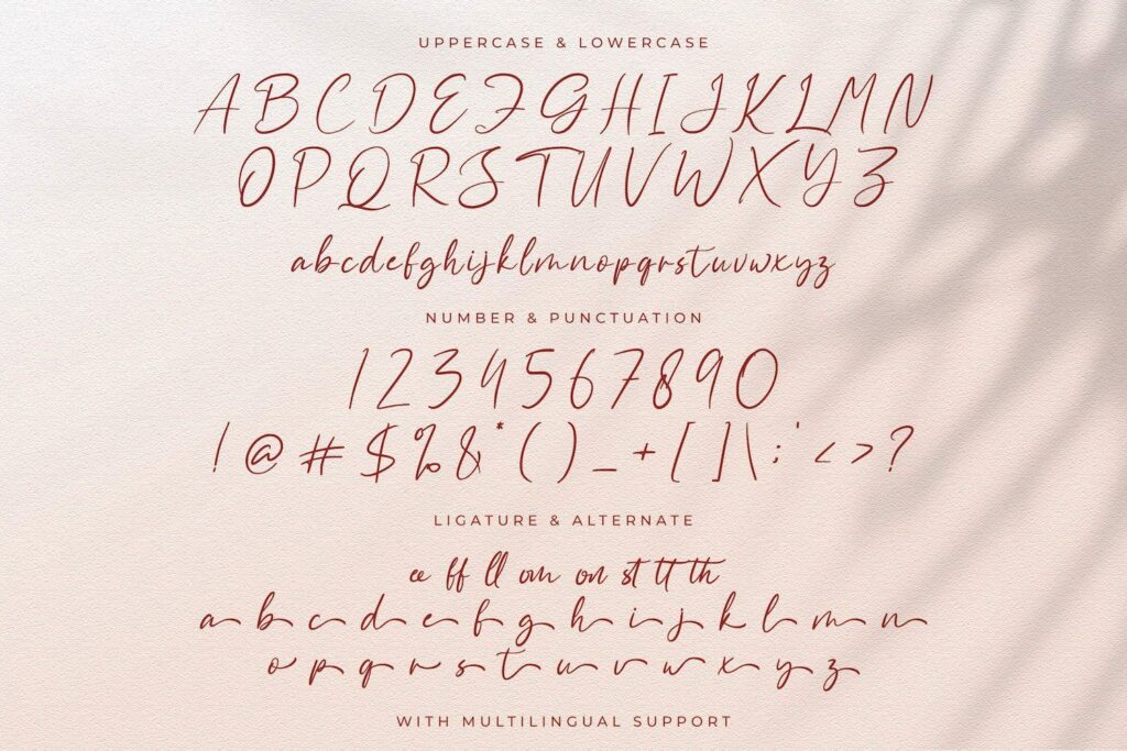 Aliya Ramsey - Handwritten Font Poster 4