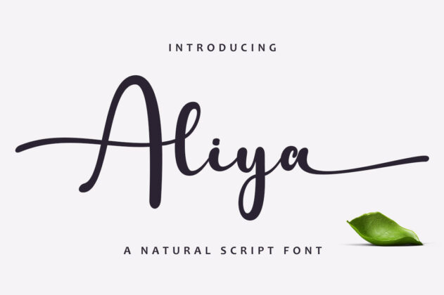 Aliya Script Poster 1