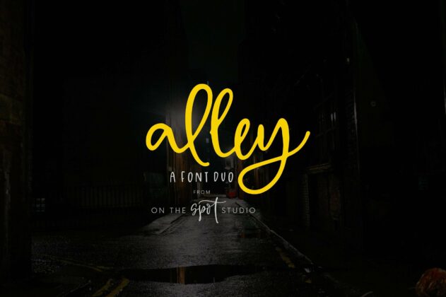 Alley Font Duo Poster 5