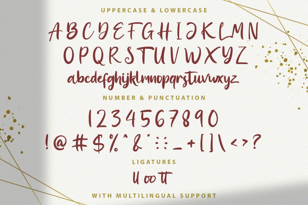 Allison Franco - Handwritten Font Poster 7